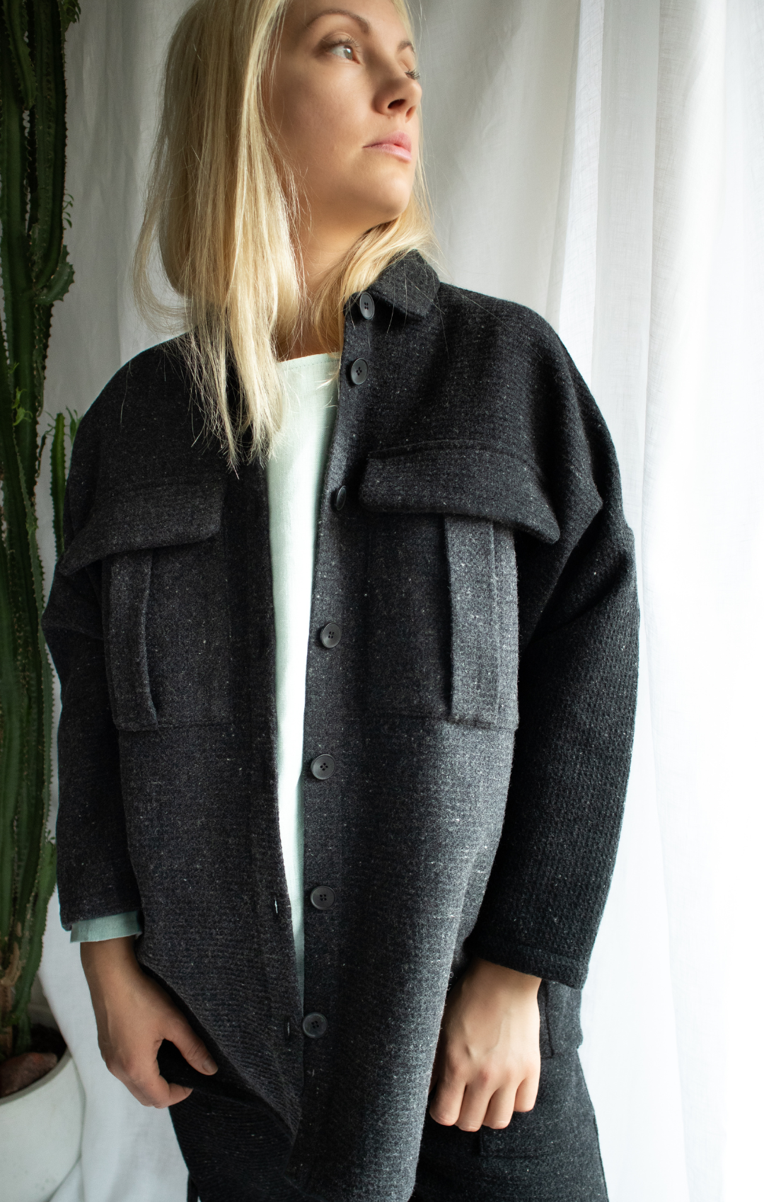 Big clearance wool jacket