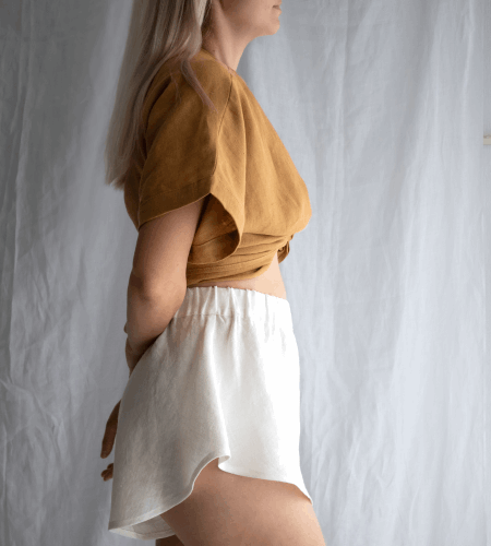 LINEN SHORTS