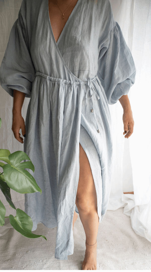 Linen Boho Dress