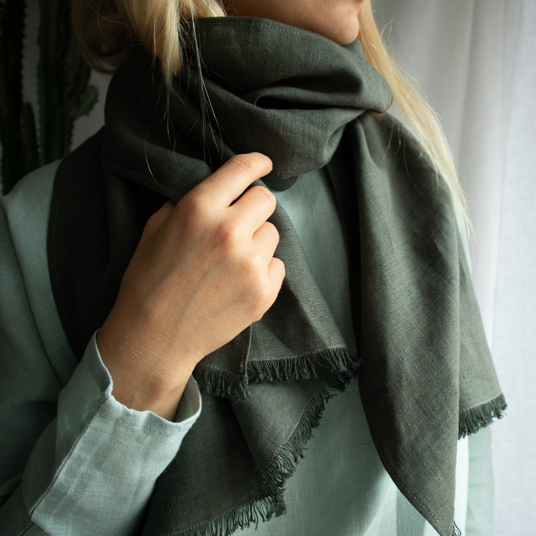 Sage Green - Wool Scarf