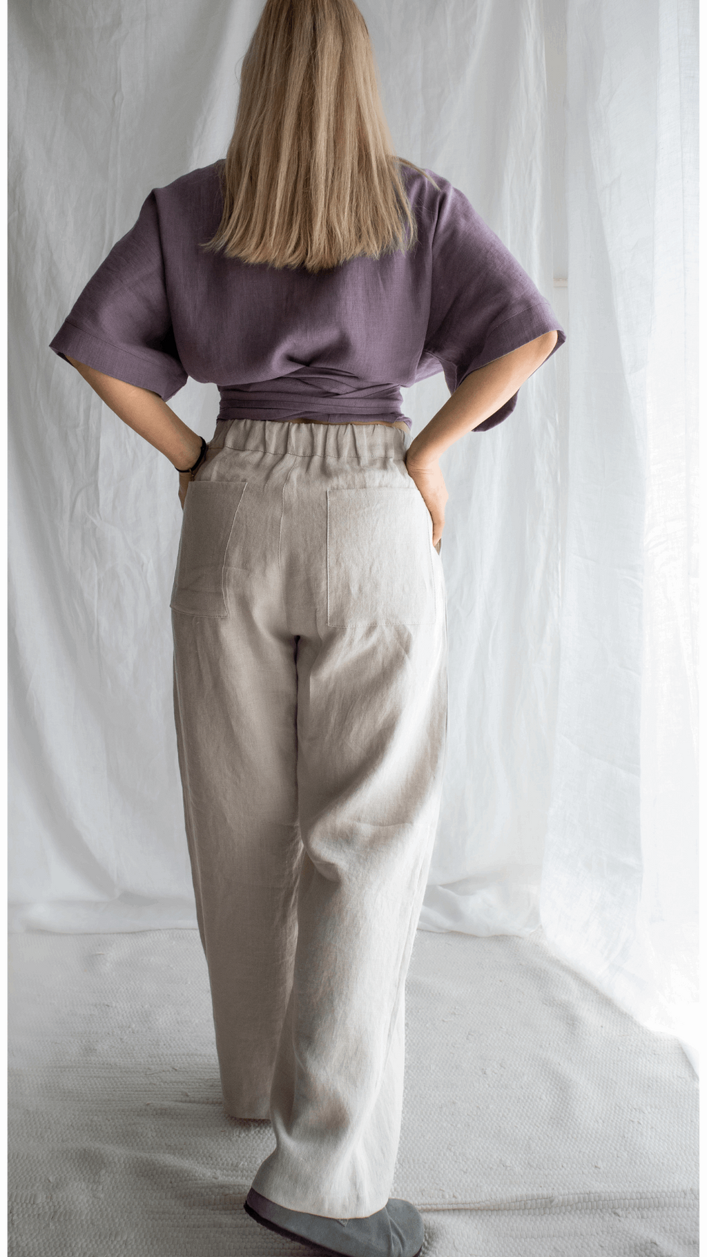 Linen Wide Pants