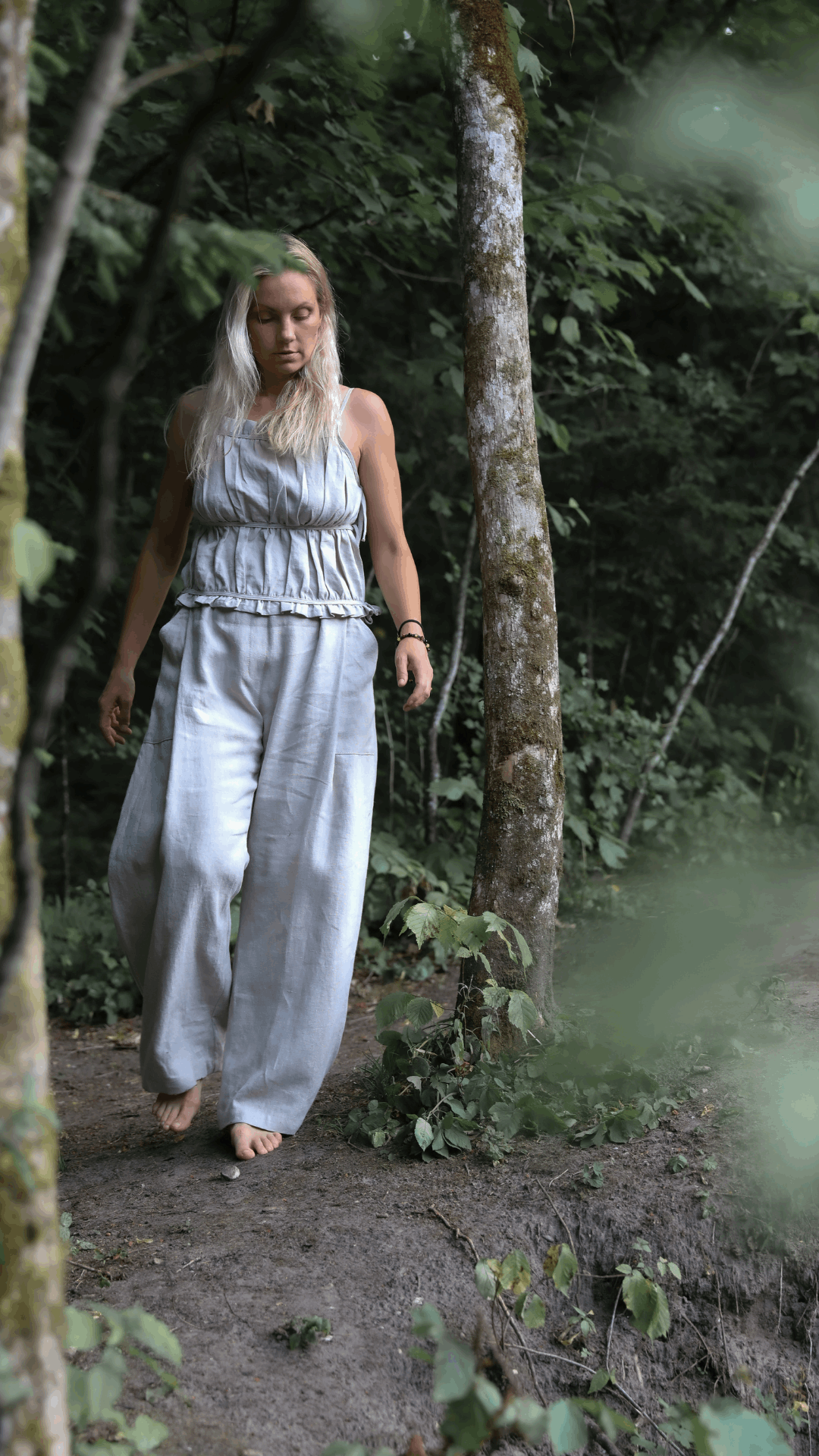 Linen Wide Pants