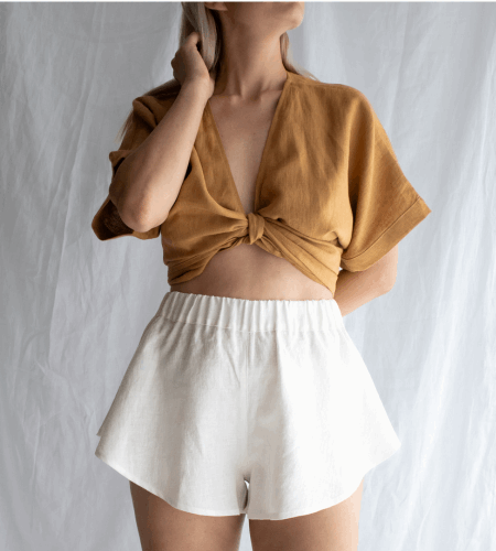 LINEN SHORTS