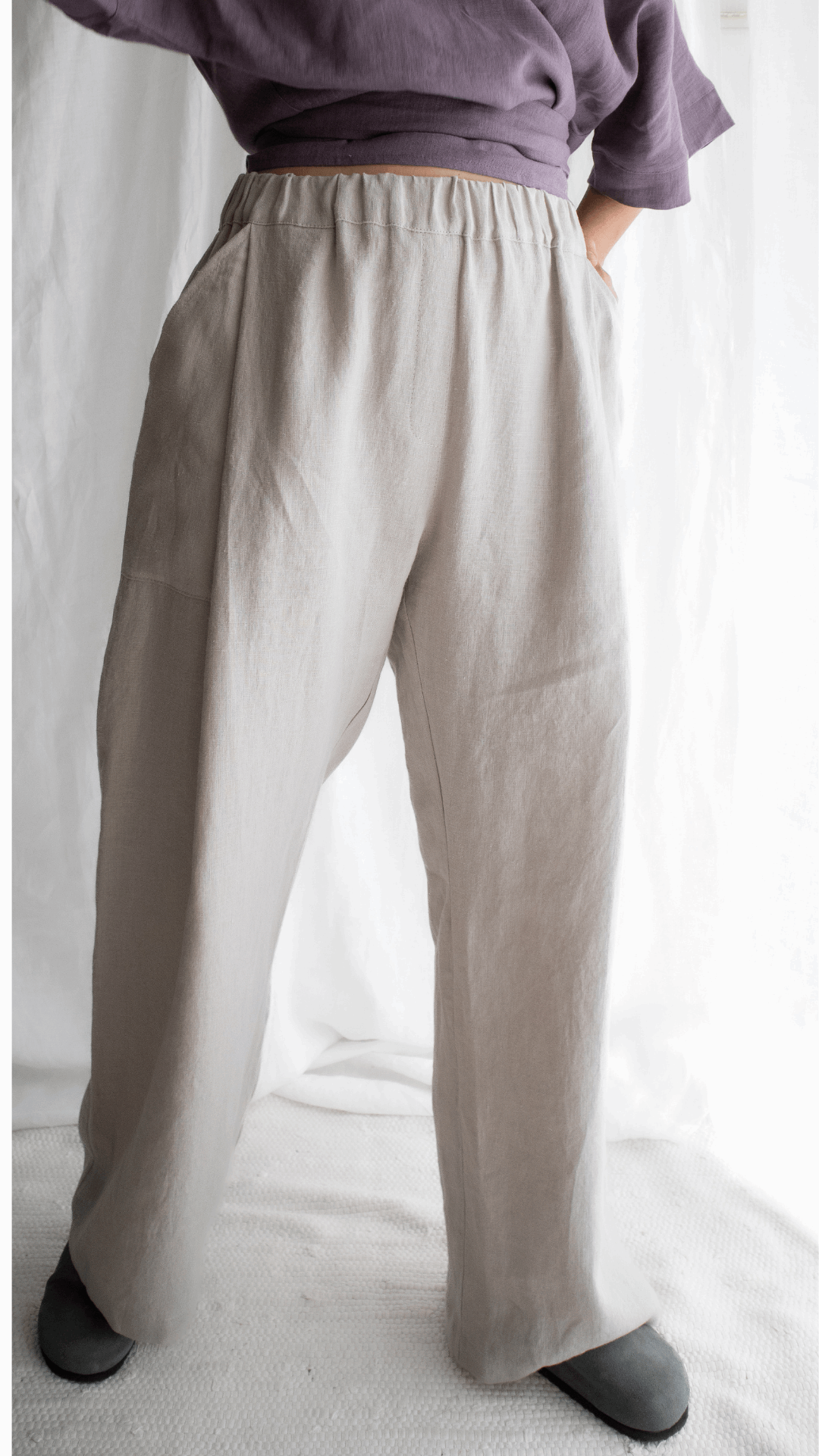 Linen Wide Pants