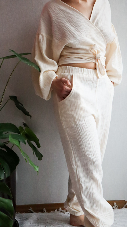 Muslin Double Gauze Pants