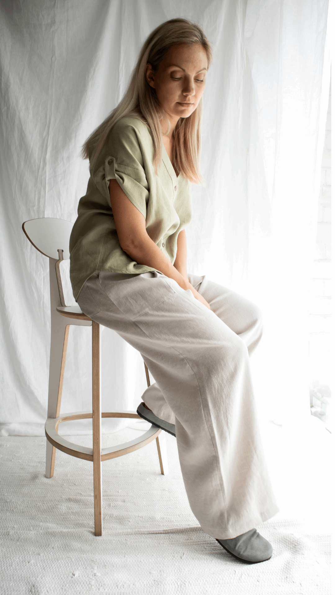 Linen Wide Pants