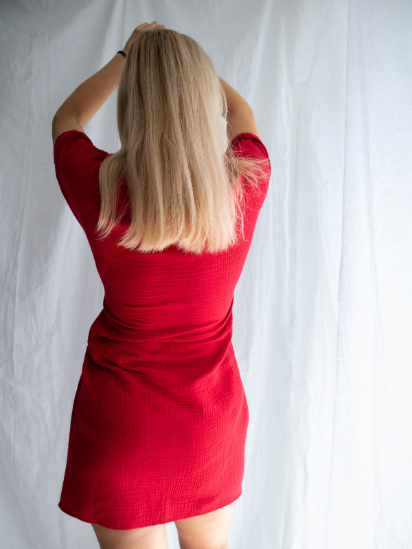 Muslin Wrap Dress