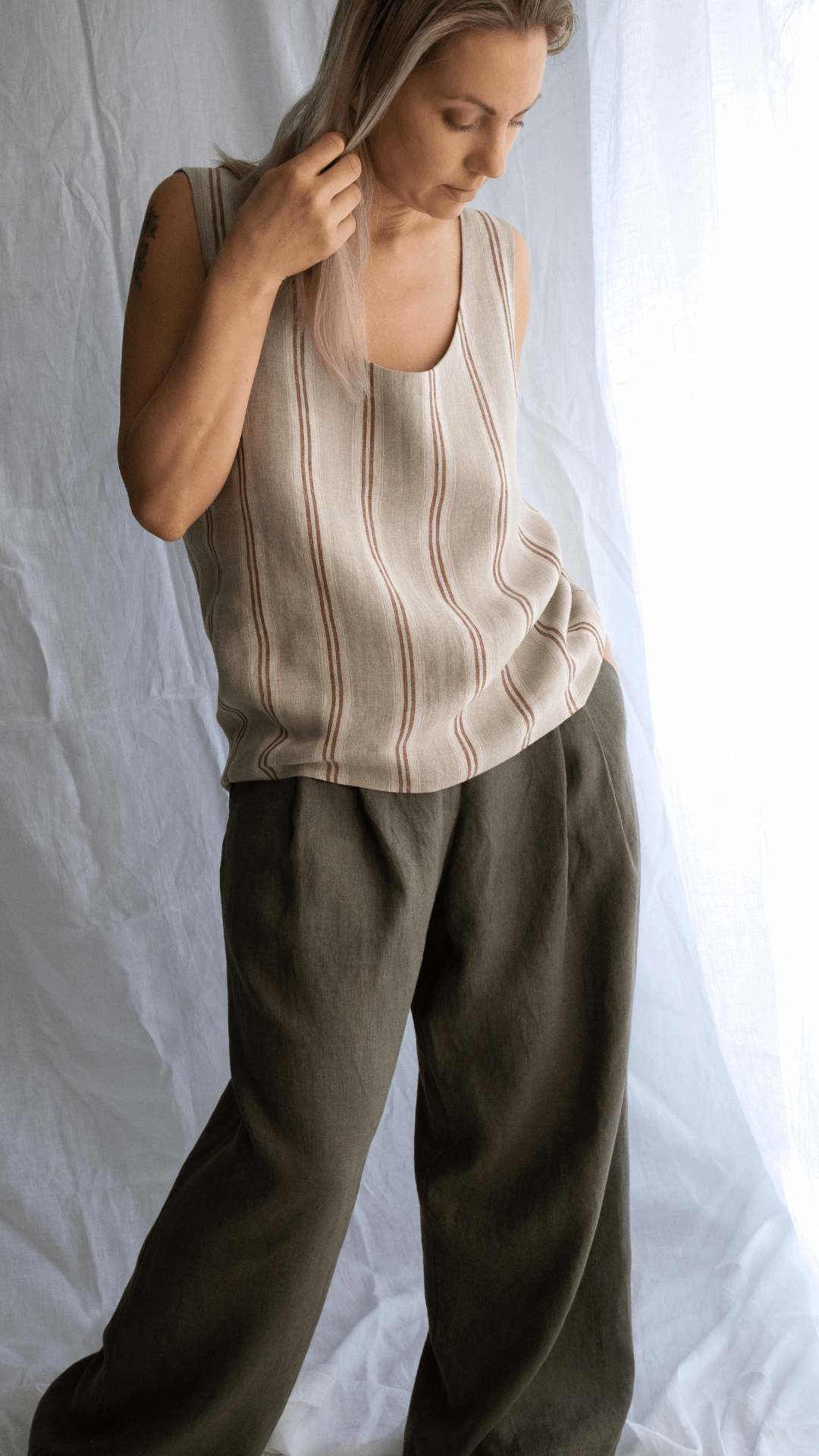 Linen Tank Top