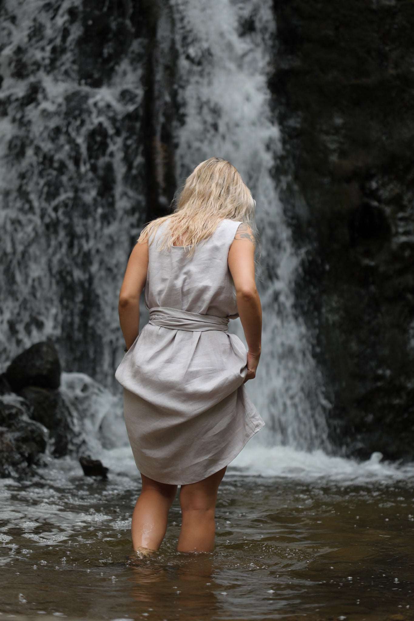 Linen Tank Dress