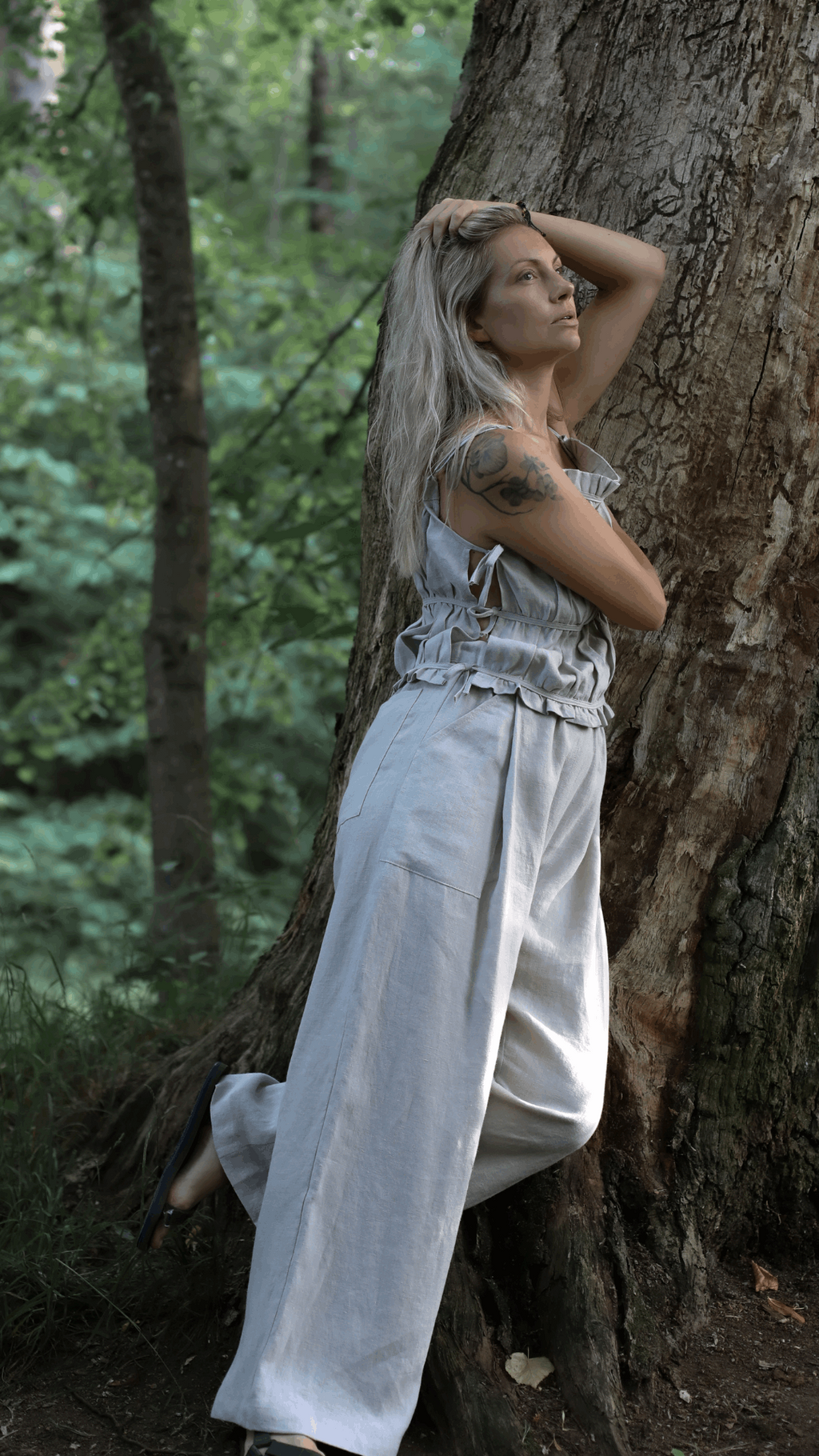Linen Wide Pants
