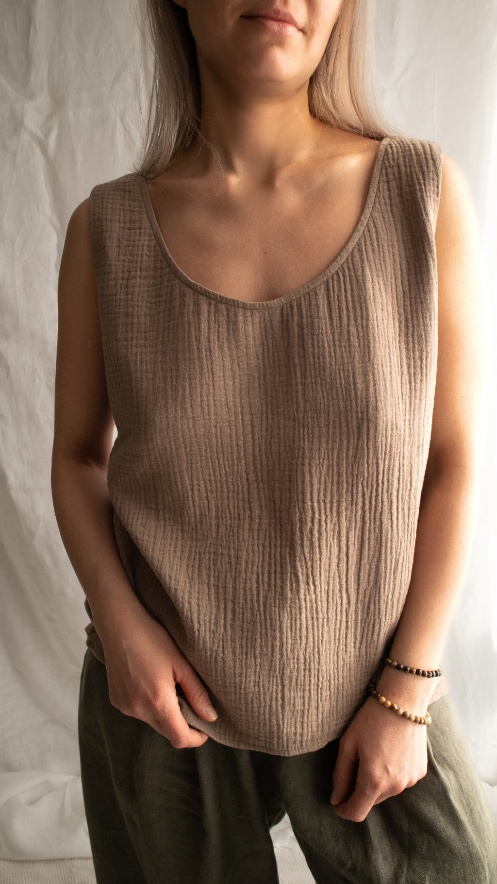 Muslin Tank Top